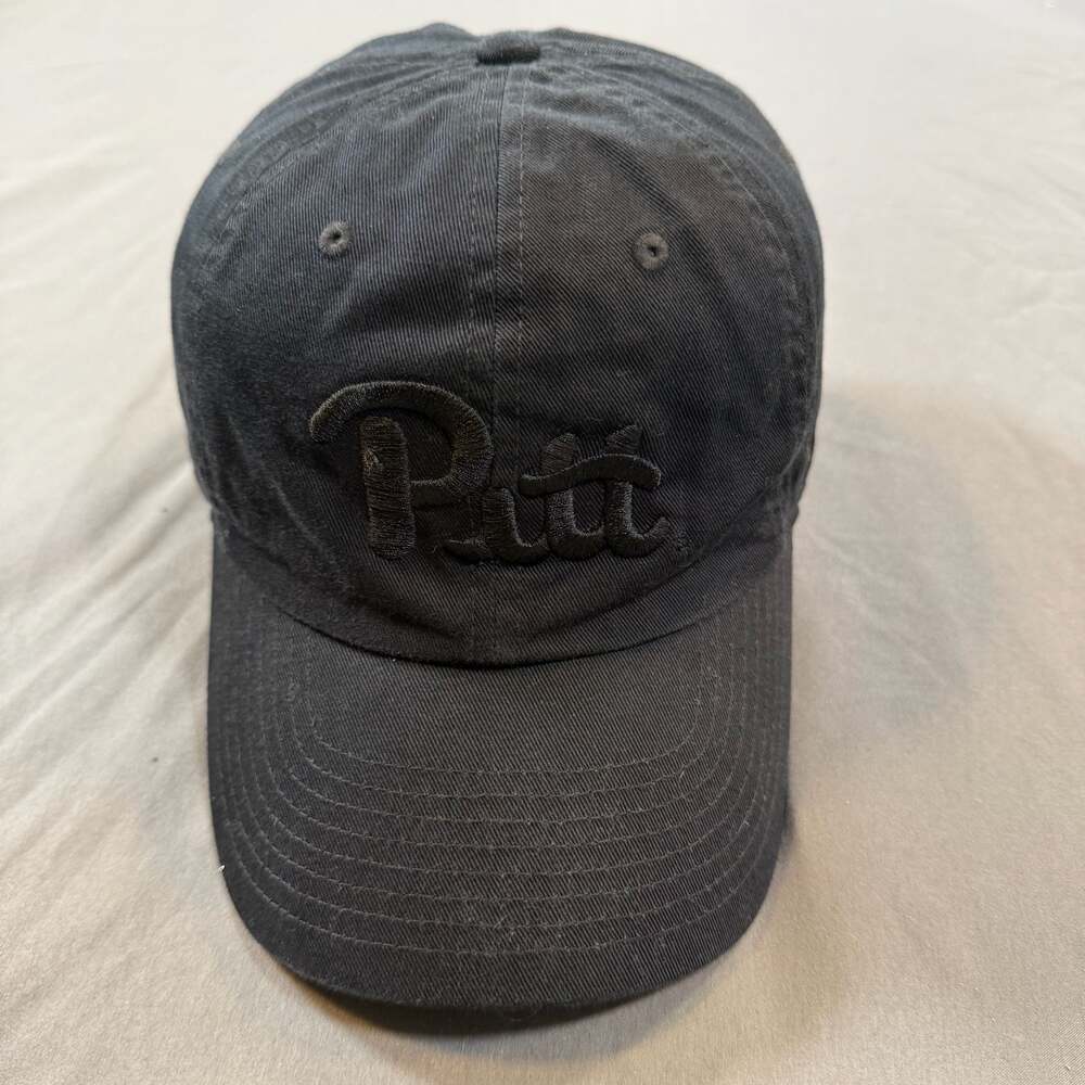 Nike Heritage86 Pitt Panthers Blackout Dri-FIT Adjustable Dad Hat Cap